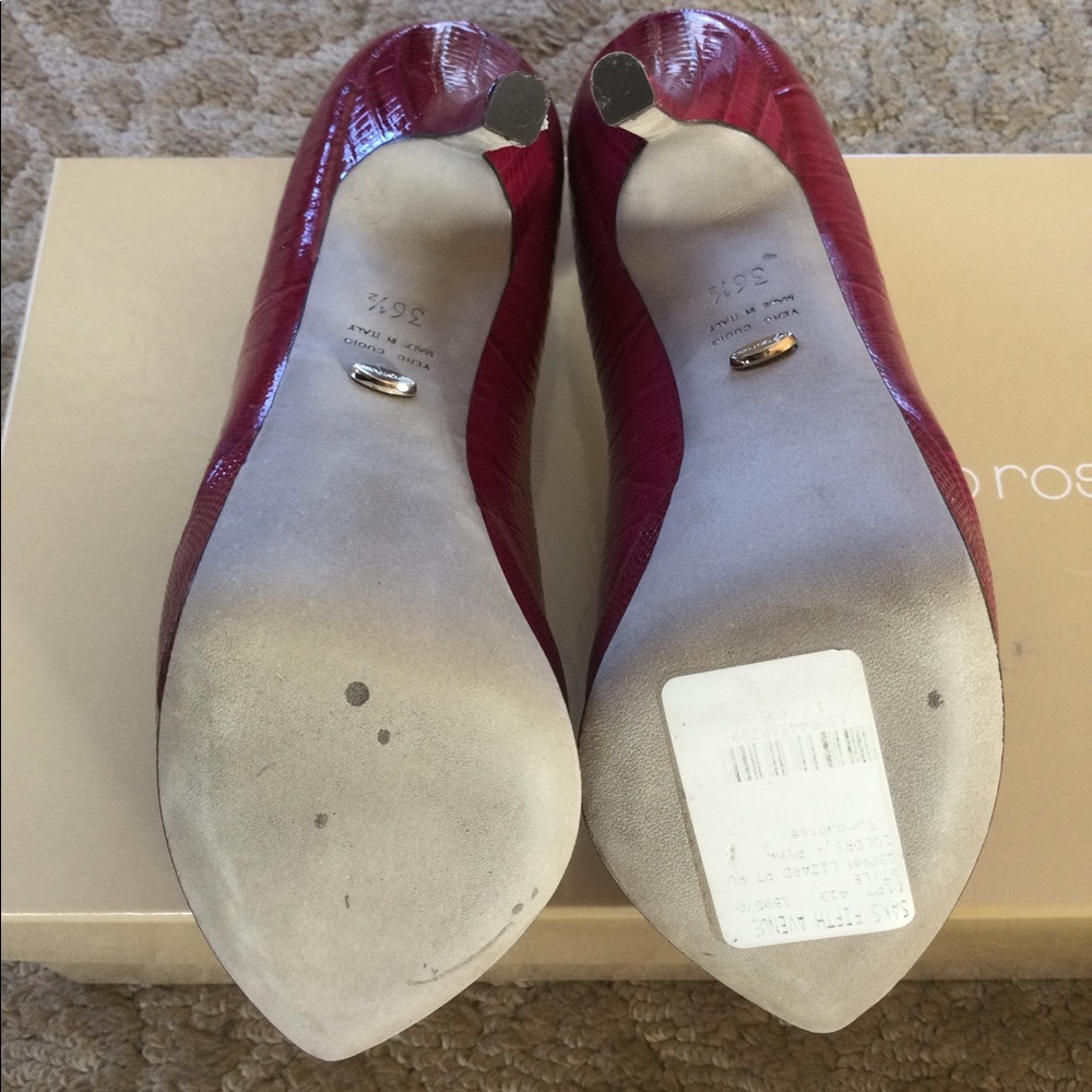 Sergio Rossi Leather Platform Pumps - Picture 5 of 7